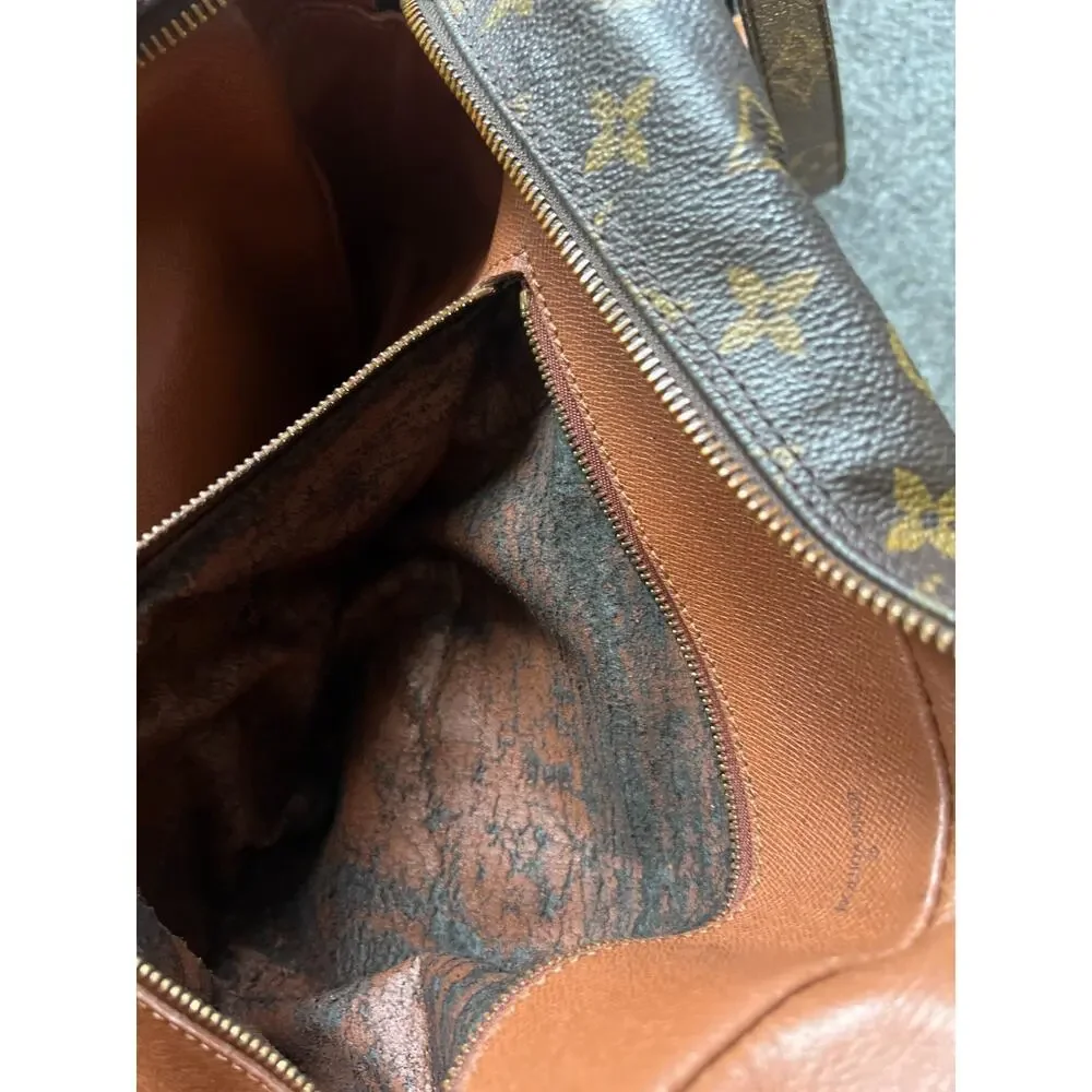 VTG Louis Vuitton Monogram Womens Brown Trocadero Celebrity Worn Shoulder Bag